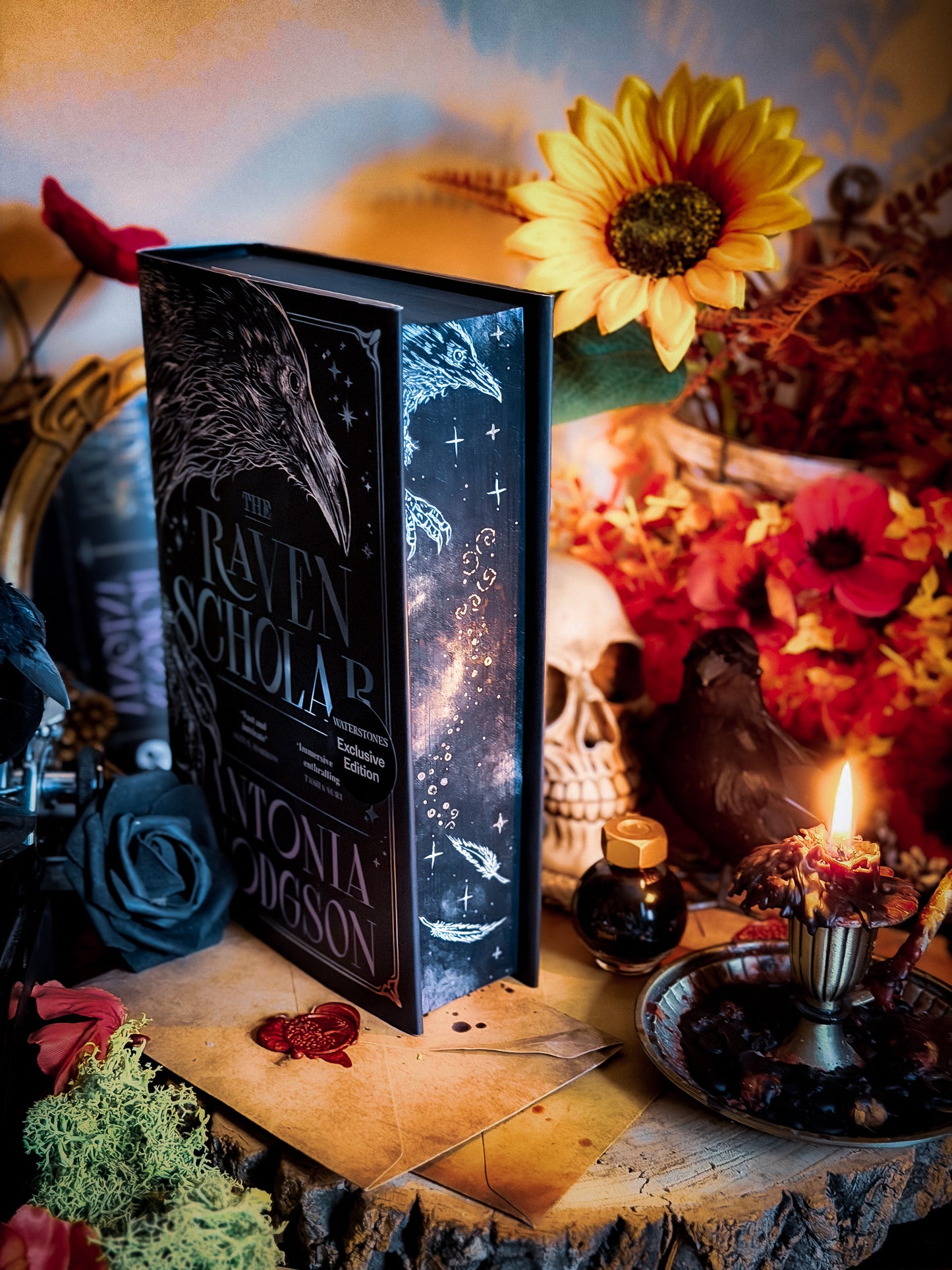 The Raven Scholar Hand-painted Book Edges - Antonia Hodgson Special Edition Book