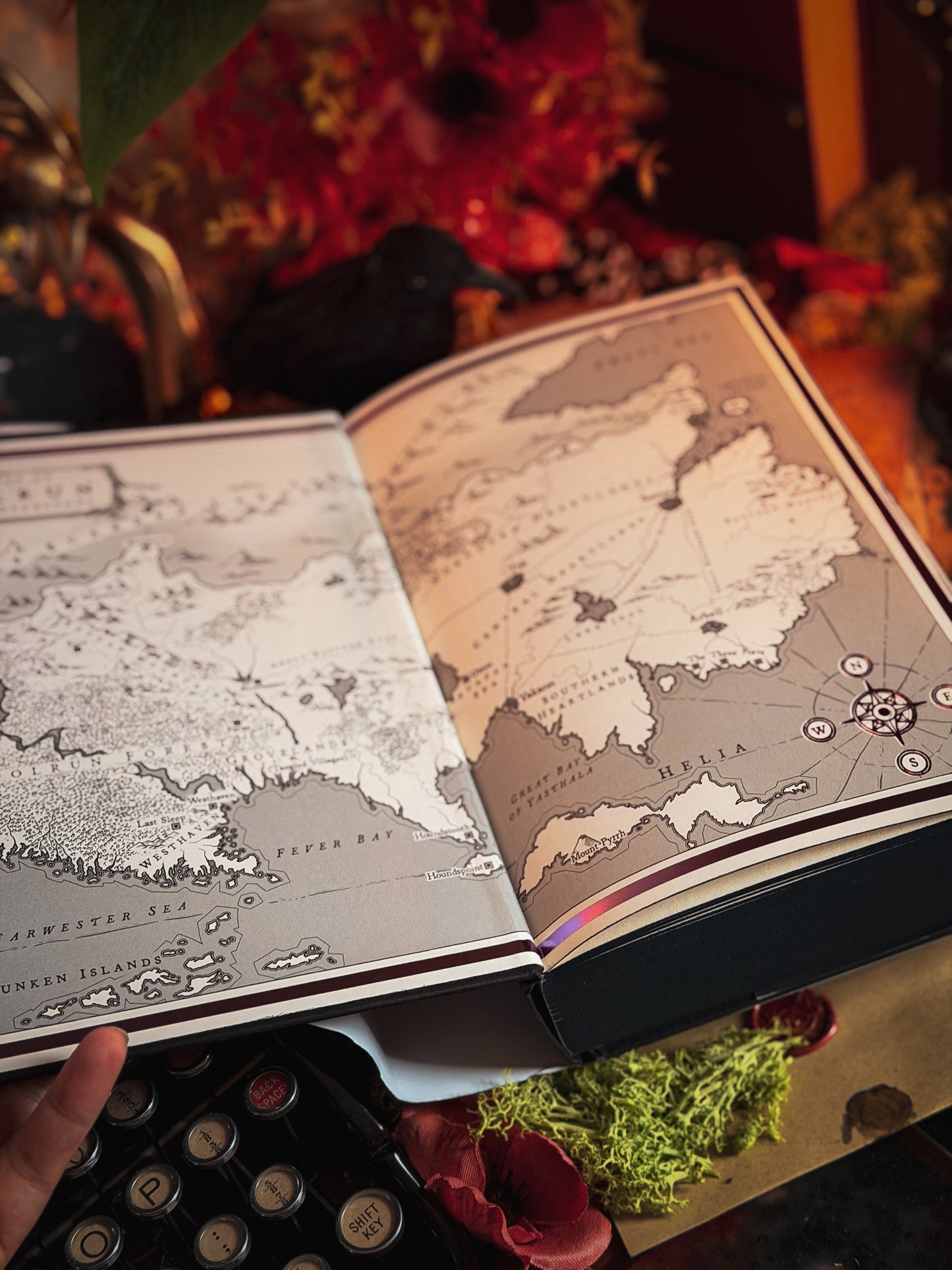 The Raven Scholar Hand-painted Book Edges - Antonia Hodgson Special Edition Book