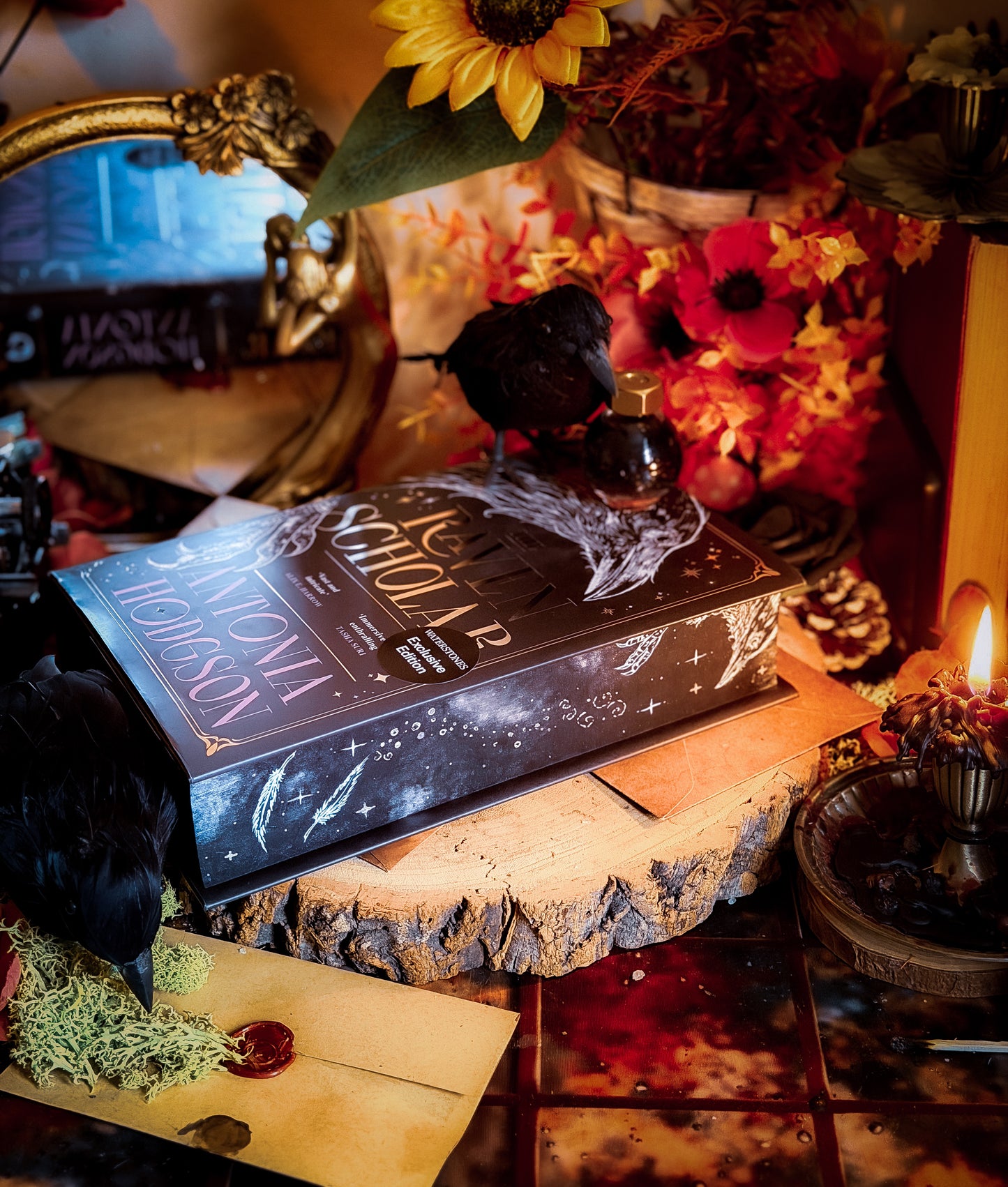 The Raven Scholar Hand-painted Book Edges - Antonia Hodgson Special Edition Book