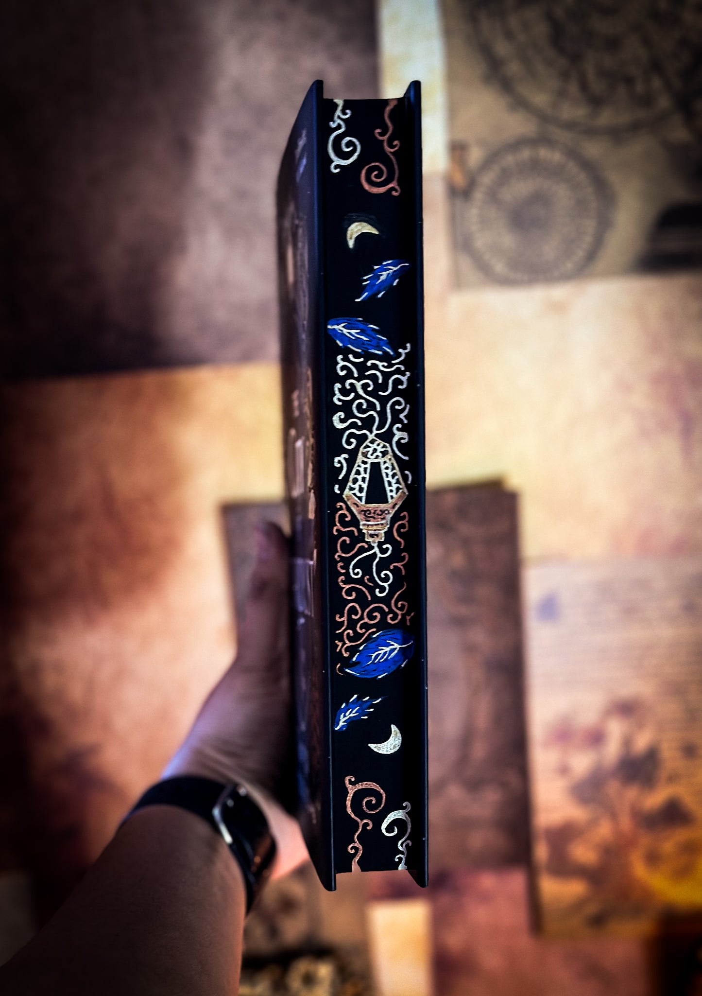 SIGNED: The City of Stardust HANDPAINTED Book EDGES