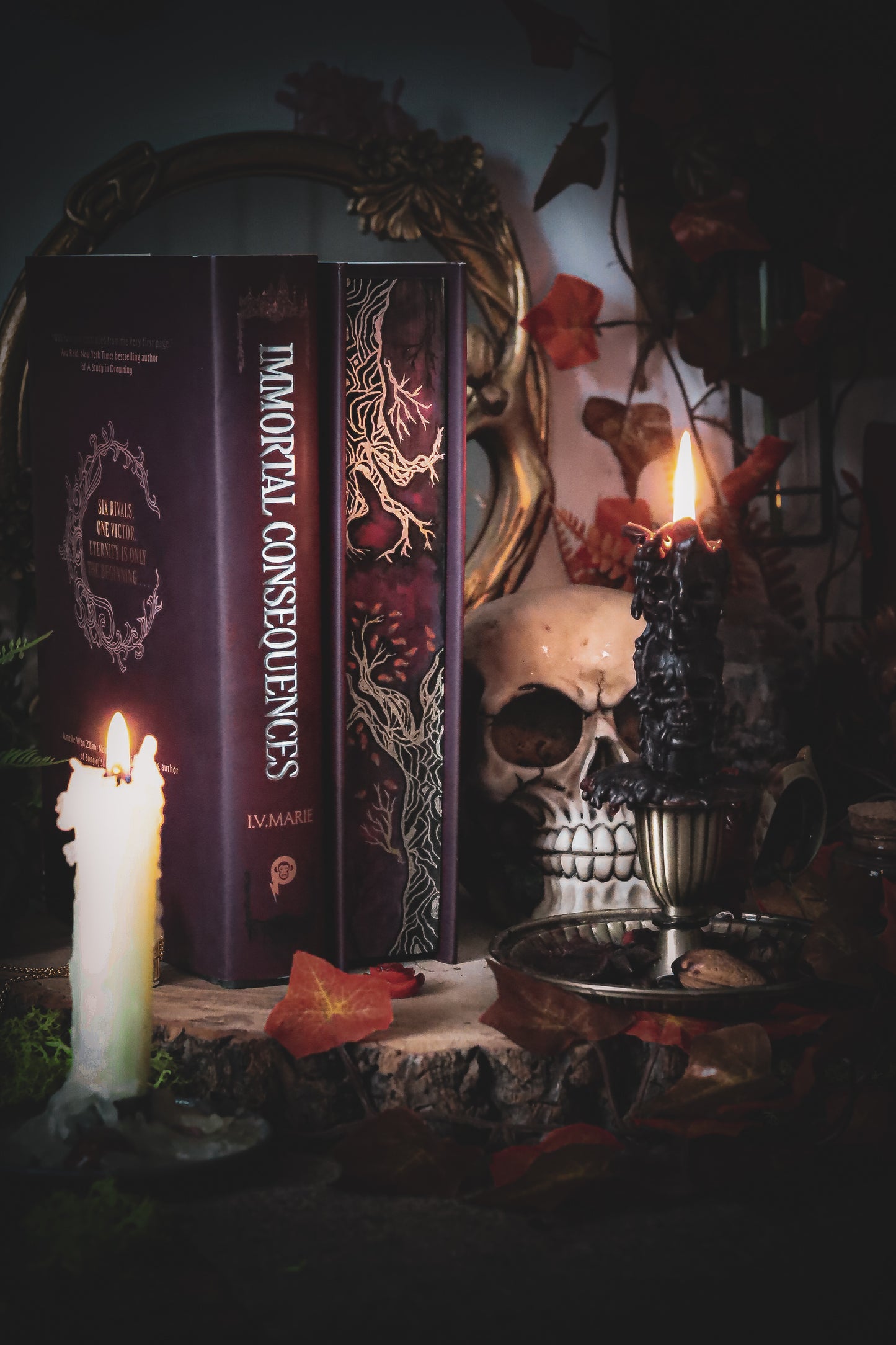 Immortal Consequences HANDPAINTED BOOK EDGES - Special Edition Book