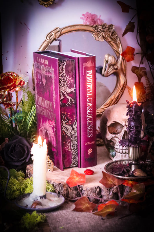 Immortal Consequences HANDPAINTED BOOK EDGES - Special Edition Book