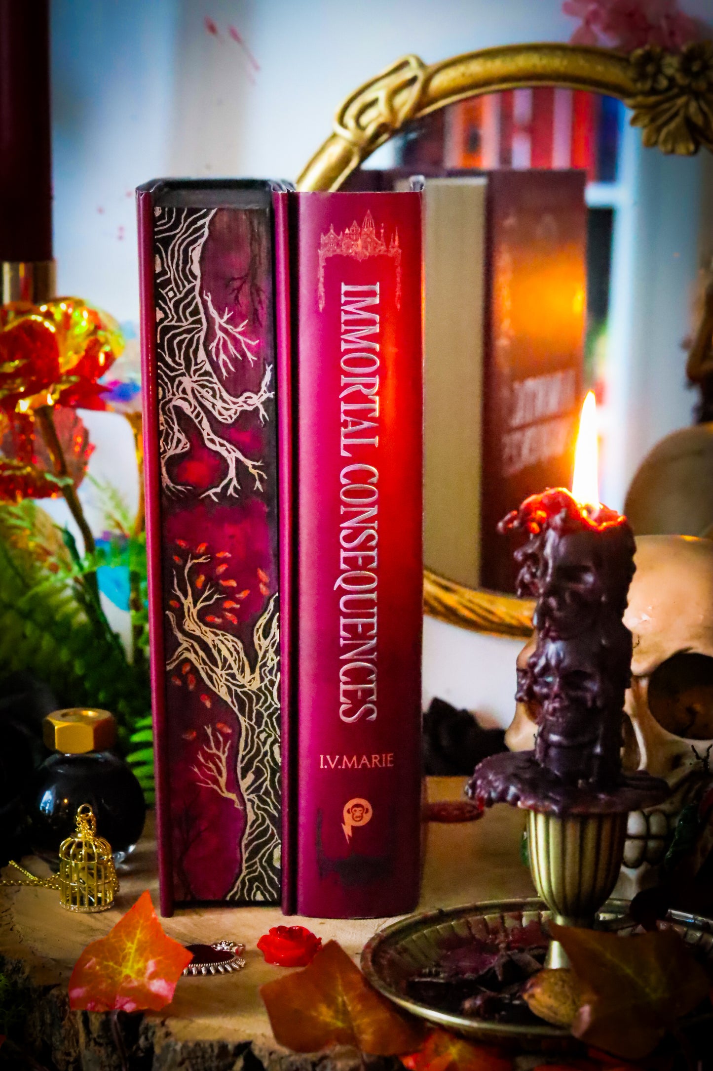 Immortal Consequences HANDPAINTED BOOK EDGES - Special Edition Book