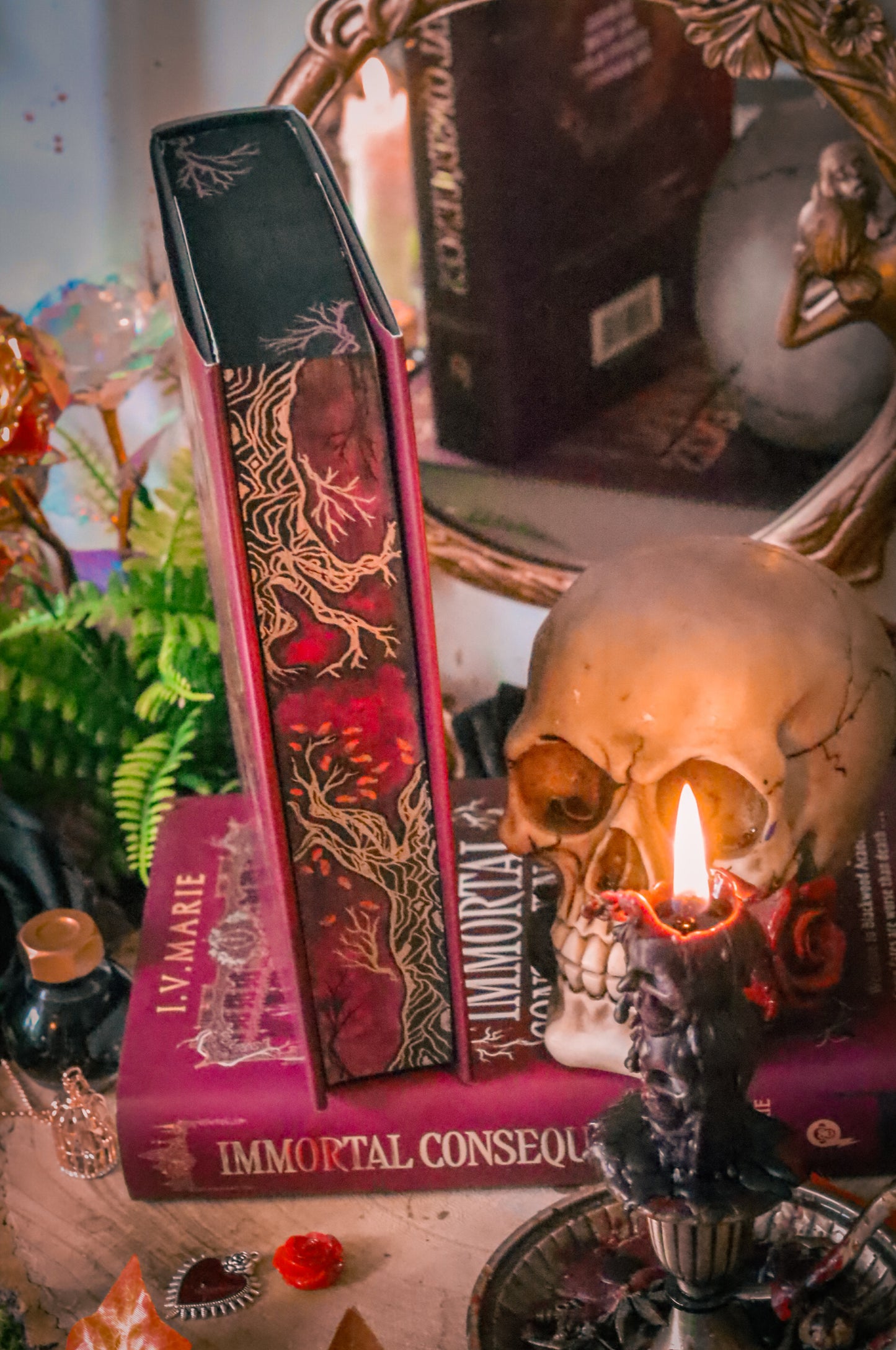 Immortal Consequences HANDPAINTED BOOK EDGES - Special Edition Book
