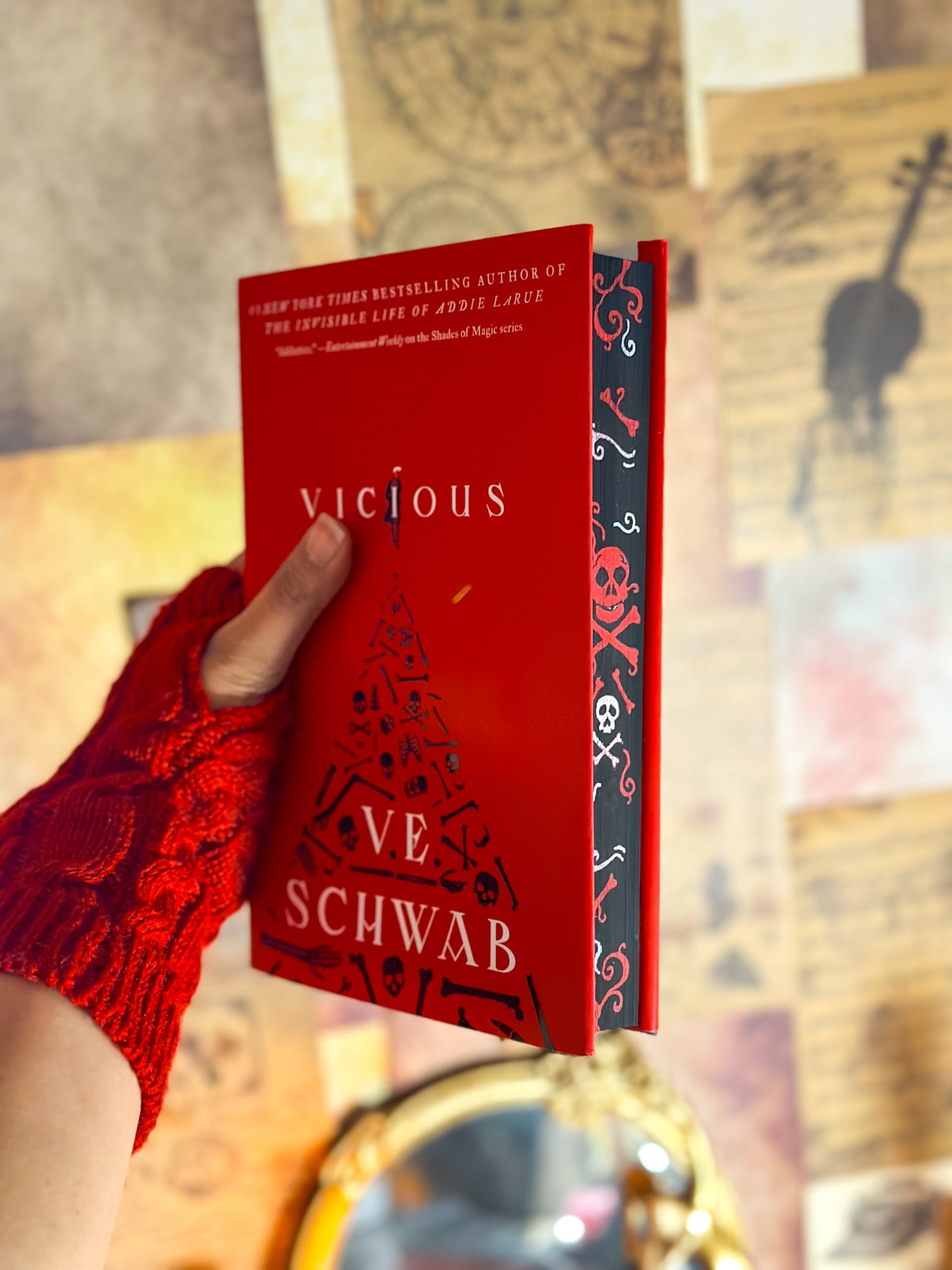 Viscous + Vengeful (Villains Series) HANDPAINTED BOOK EDGES