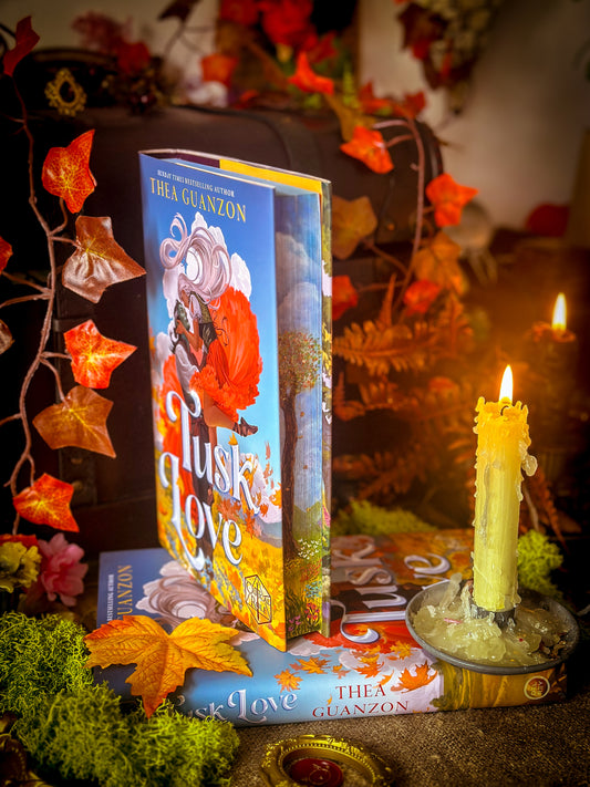 Tusk Love hand-painted book edges - book by Thea Guanzon - SPECIAL EDITION BOOK