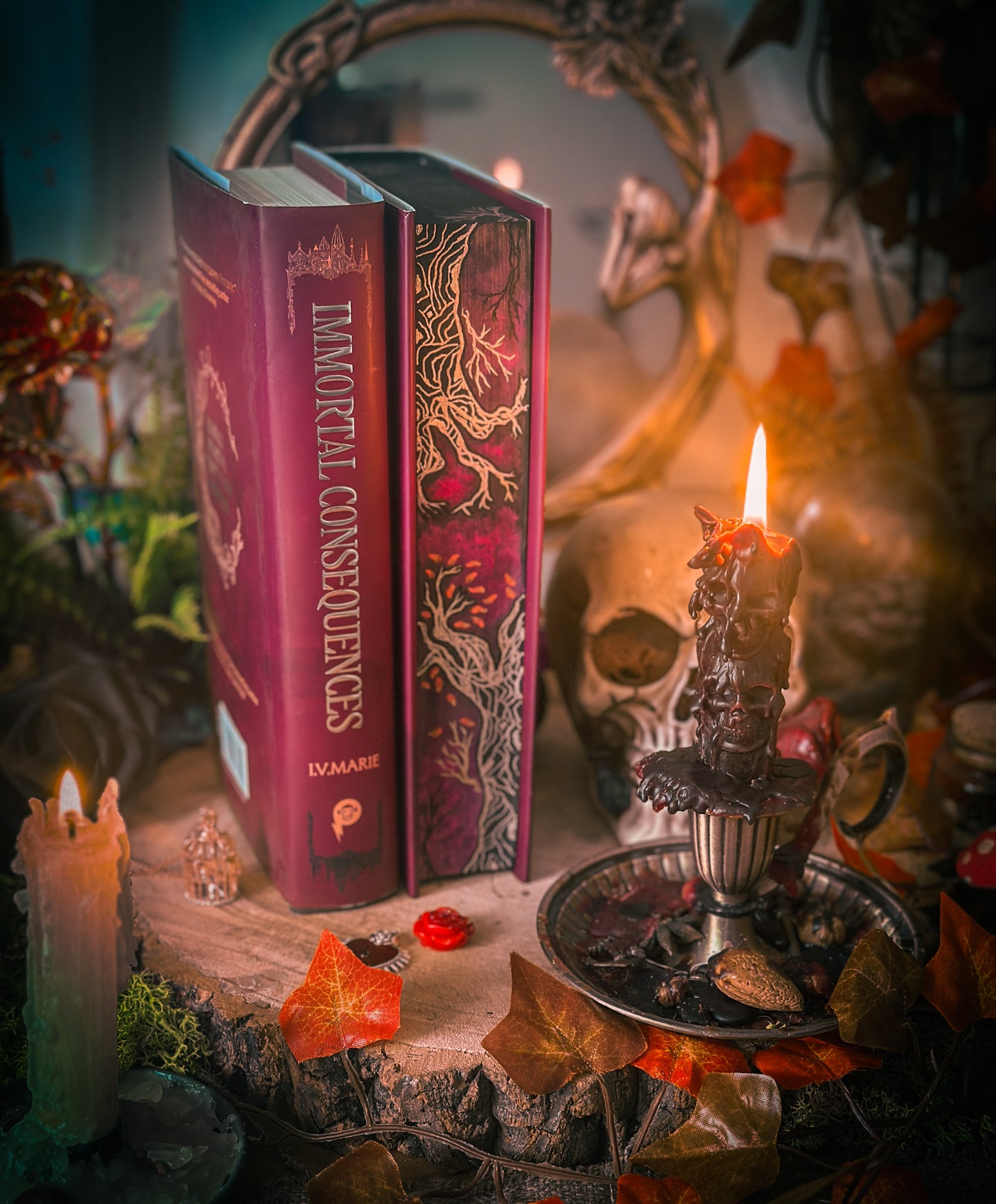 Immortal Consequences HANDPAINTED BOOK EDGES - Special Edition Book