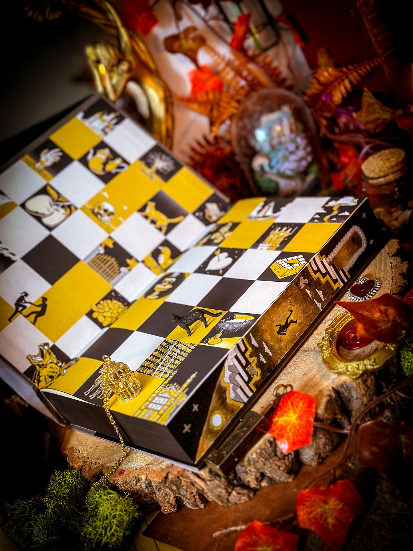 Katabasis exclusive HAND-PAINTED BOOK Edges - R.F Kuang Book - Special Edition Book
