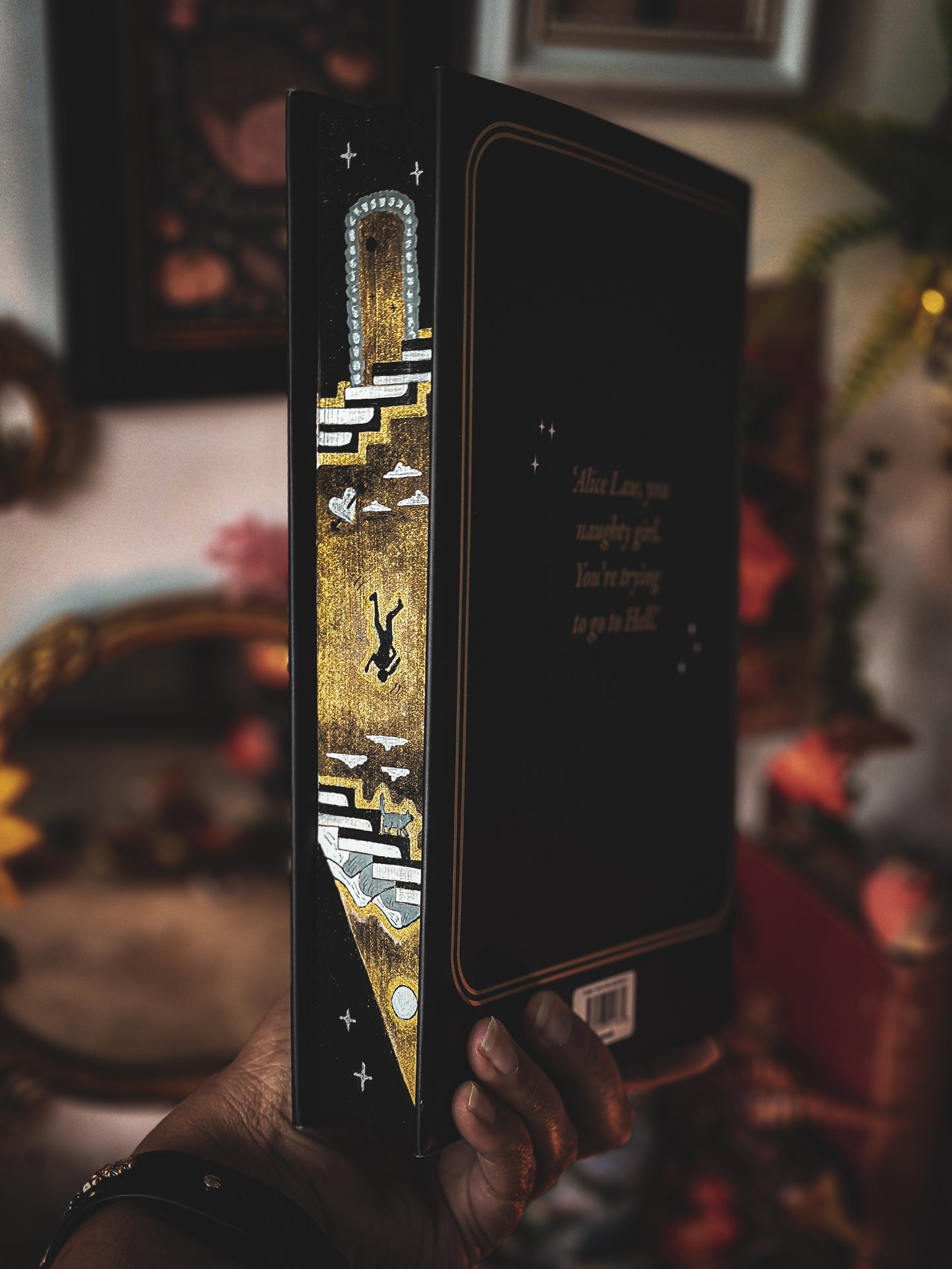Katabasis exclusive HAND-PAINTED BOOK Edges - R.F Kuang Book - Special Edition Book